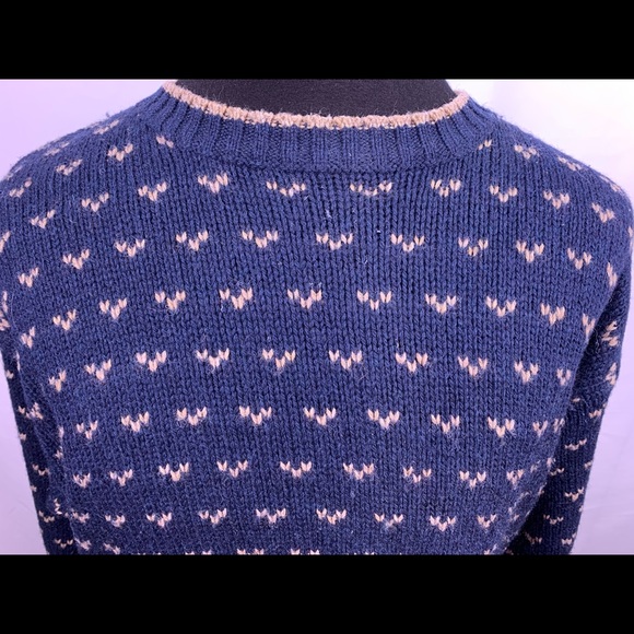 Men's L WOOLRICH Sweater Wool Blend Crewneck - Picture 3 of 6